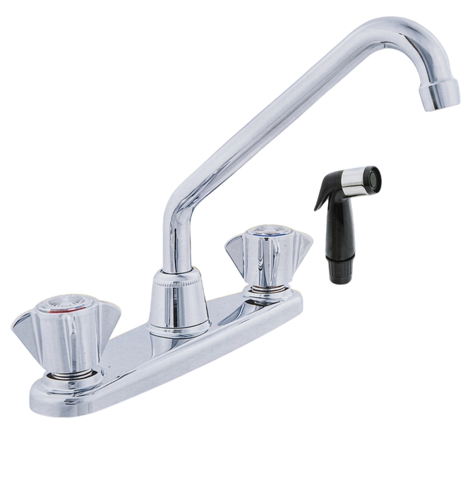 Compression Kitchen Faucets Kitchen Faucet 2-Handle Compression with Spray — Greenwood Plaza