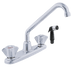 Kitchen Faucet 2-Handle Compression with Spray