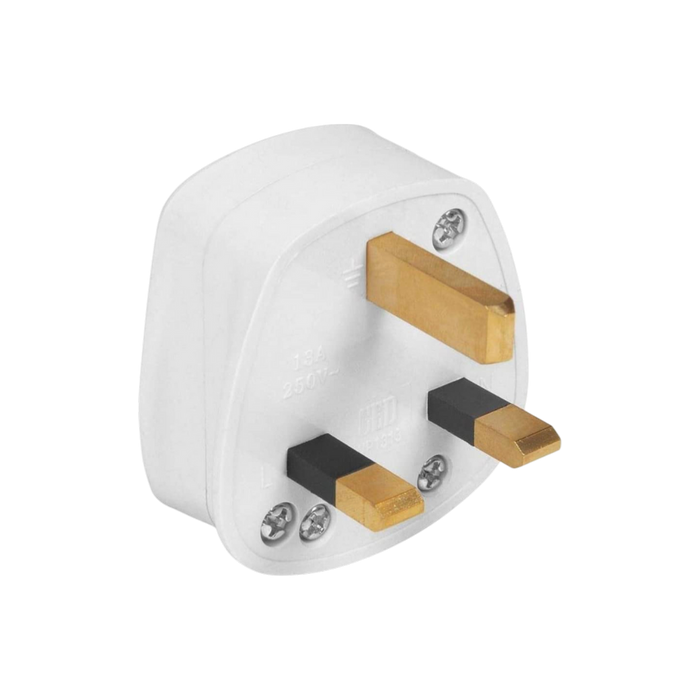 3 Pin Male Fused Plug 13A