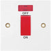 1-Gang Double Pole Switch with Neon 45A