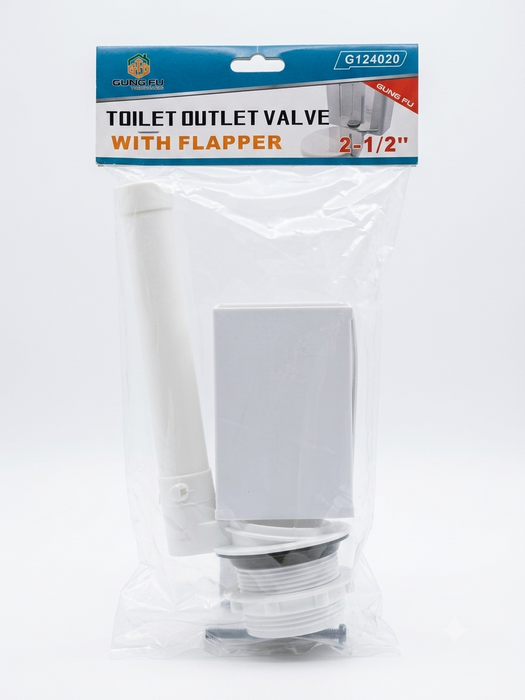 Toilet Outlet Valve with Flapper 2-1/2"