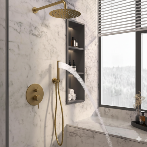 2 Functions Shower Faucet Set 10&quot; G111362