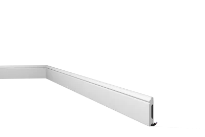 Elevate Decorative Skirting Moulding in White  #FL1