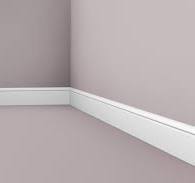 Elevate Decorative Skirting Moulding White #1L11