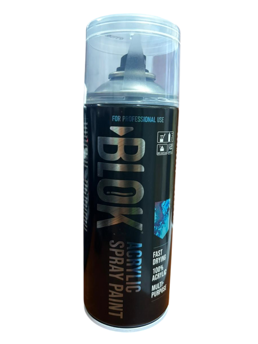Blok Acrylic Spray Paint 400ml | Gloss Clear
