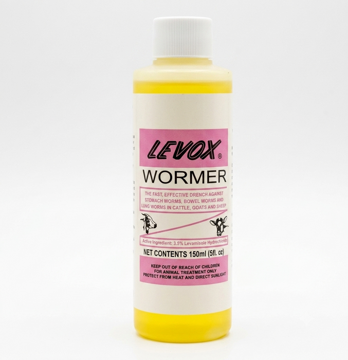 Levox Wormer Drench 150ml – Fast Relief for Cattle, Goats & Sheep
