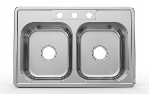 Bisman Kitchen Sink-Double Bowl BM33228