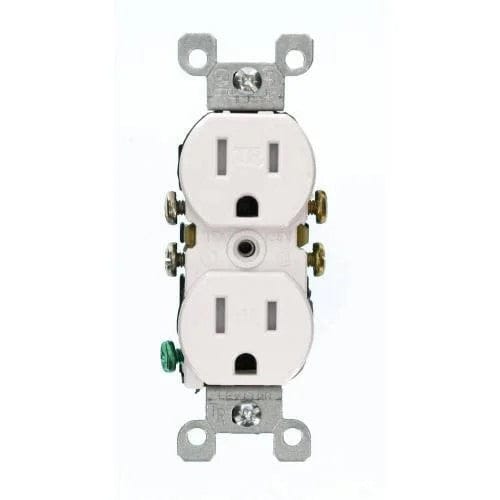 Standard Duplex Receptacle 15w (White)