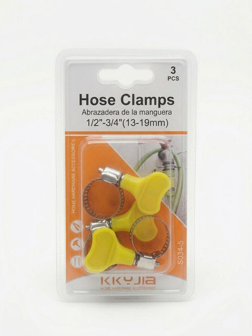 Hose Clamp 1/2-3/4" 3Pcs