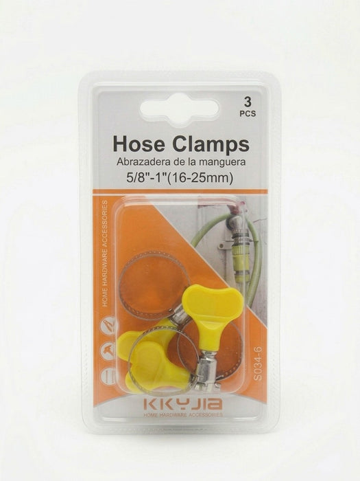 Hose Clamp 5/8"-1" 3Pcs