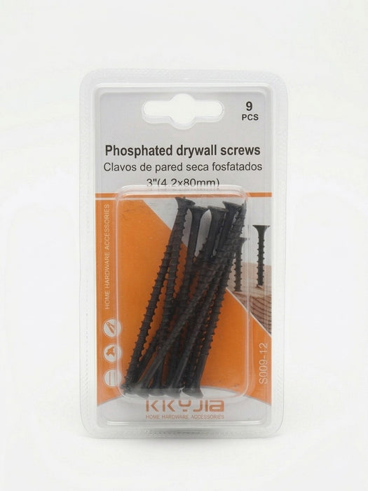 Phosphated Drywall Screws 3" 9Pcs