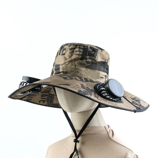 Hat with Solar Fan