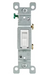 Toggle Switch 15A Single Pole Switch White