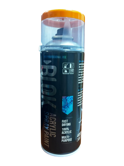 Blok Acrylic Spray Paint 400ml | Pastel Orange