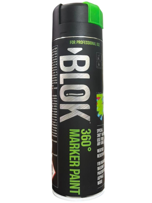 Blok 360° Marker Paint 500ml | Fluorescent Green