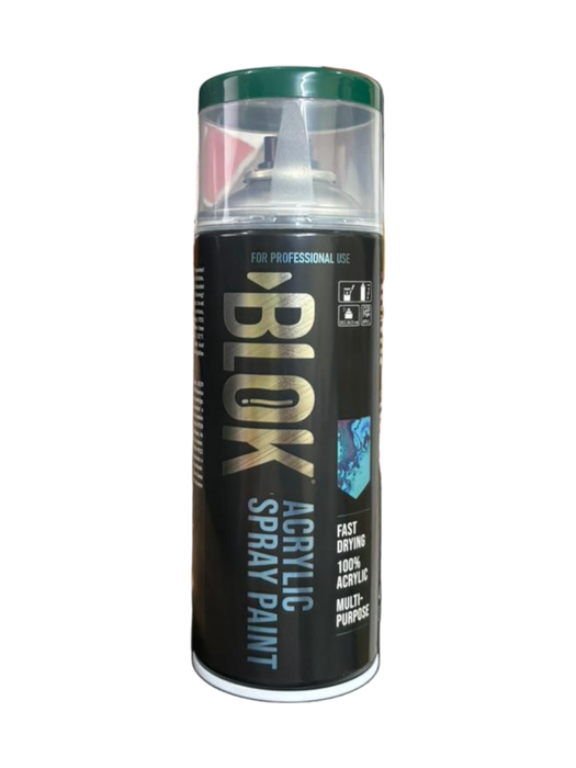 Blok Acrylic Spray Paint 400ml | 6016 Turquoise Green