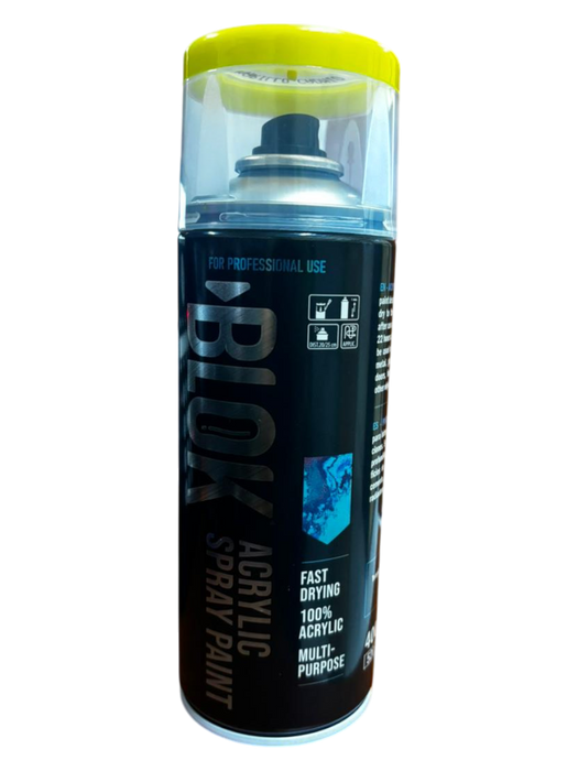 Blok Acrylic Spray Paint 400ml | Cadmium Yellow