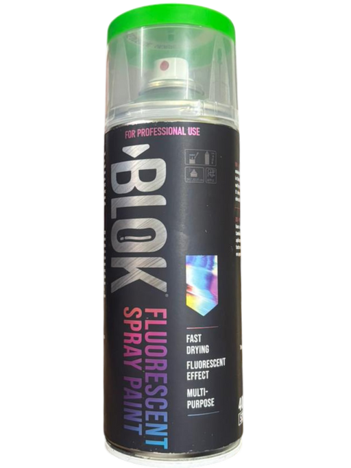 Blok Fluorescent Spray Paint 400ml | Fluorescent Green