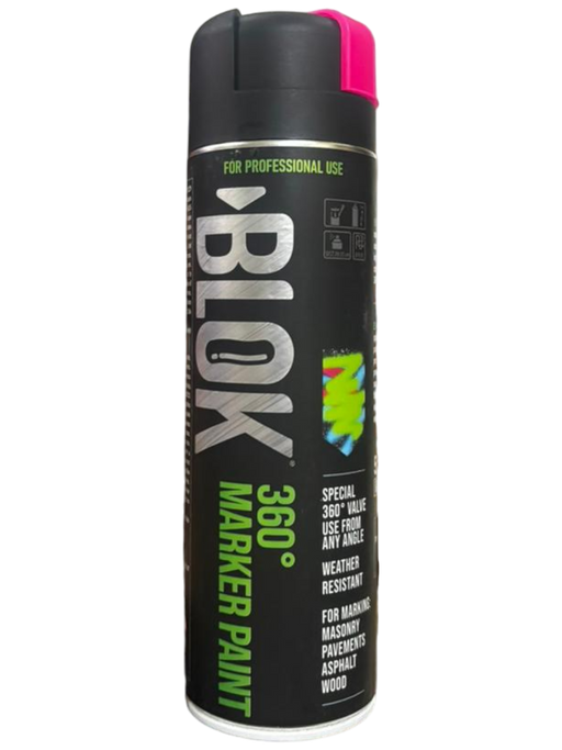 Blok 360° Marker Paint 500ml | Fluorescent Fuscia