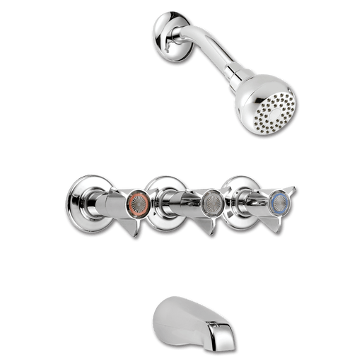 Sayco Three Handle Tub and Shower Valve and Trim Kit #S308