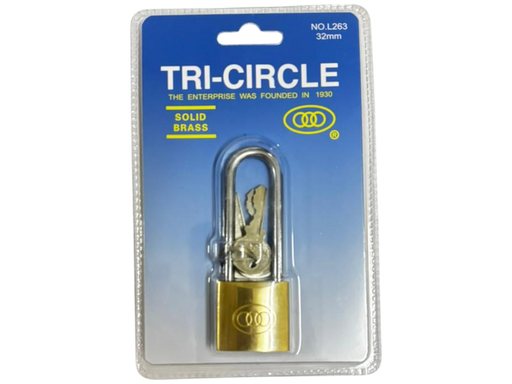 Tri-Circle Padlock 32mm L263