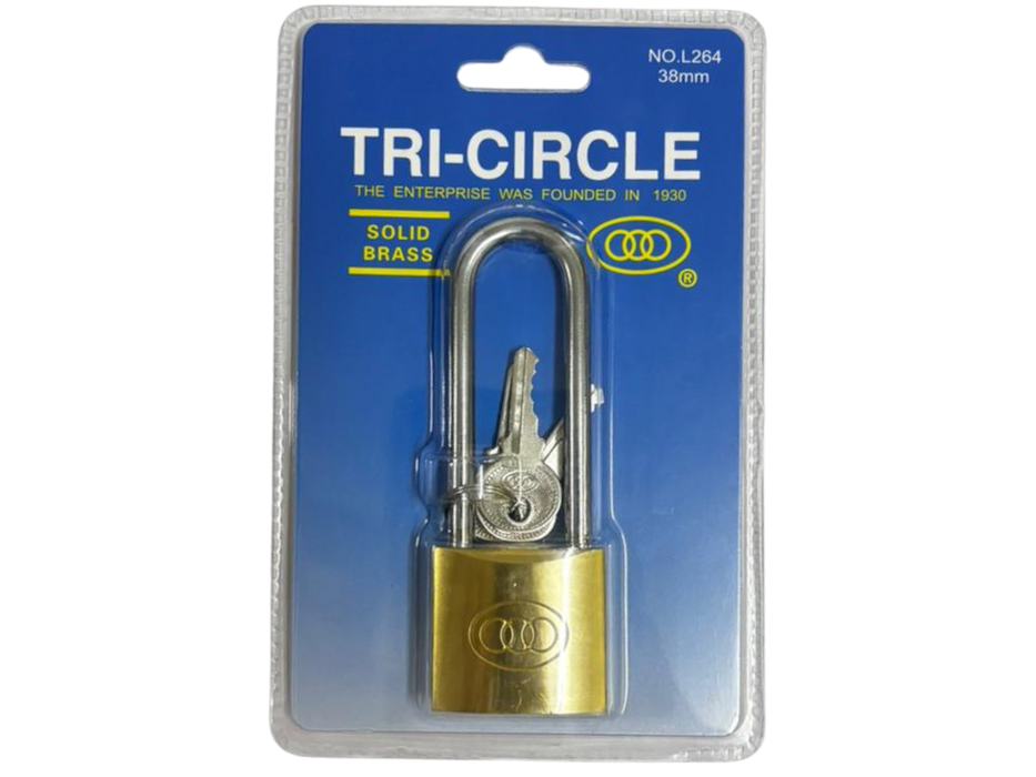 Tri-Circle Padlock 38mm L264