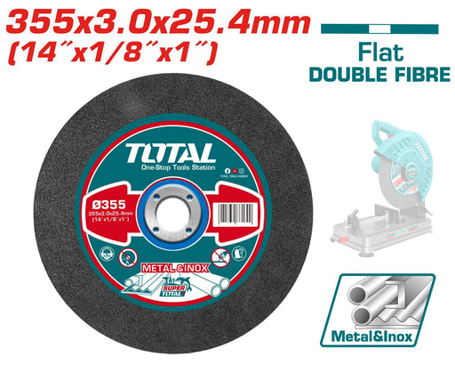 Total Abrasive Metal Cutting Disc 14x1/8x1" TAC2303558