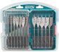 Total Industrial 12-Piece Flat Wood Drill Bits Set