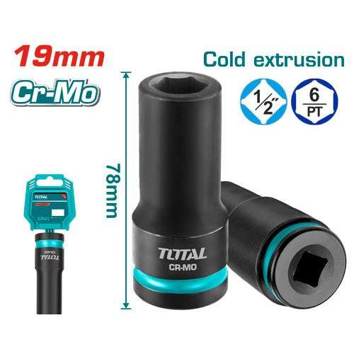 Total 1/2" DR. Deep Impact Socket THDIS12192L