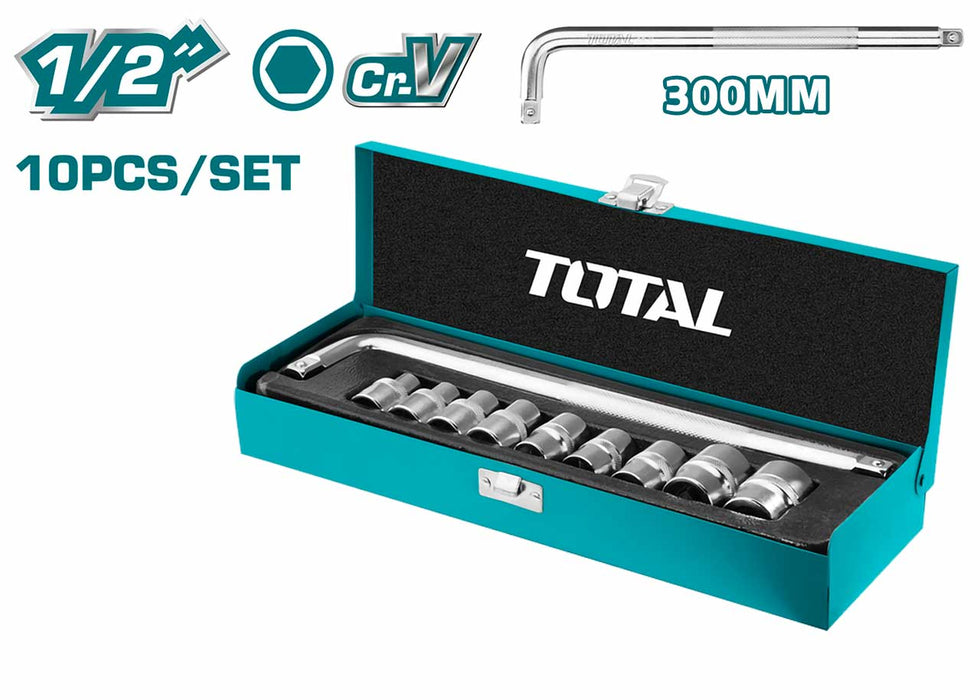 Total 10pcs 1/2" Socket Set - THTL121101