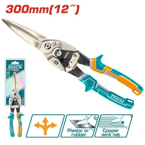 Total Long Straight Aviation Snip 12"