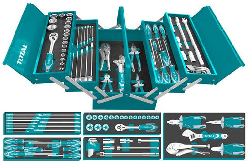 Total Tools 59 Pcs Tools Chest Set-THTCS12591