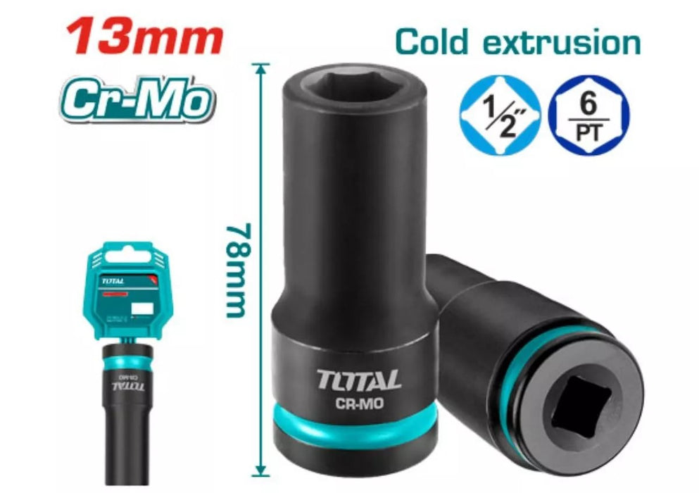 Total 1/2" DR. Deep Impact Socket THDIS12132L