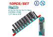 Total 10Pcs 3/8" DR. Deep Impact Socket Set
