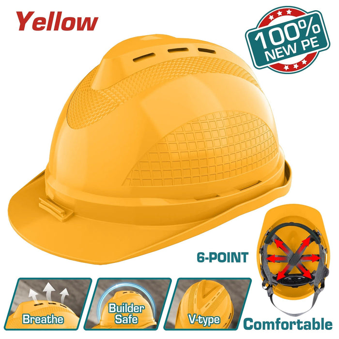Total Safety Helmet Yellow TSP8601