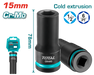 Total 1/2" DR. Deep Impact Socket 15mm