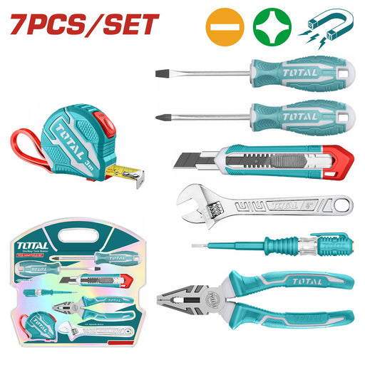 Total 7 PC Hand Tool Set -THKTHP90076