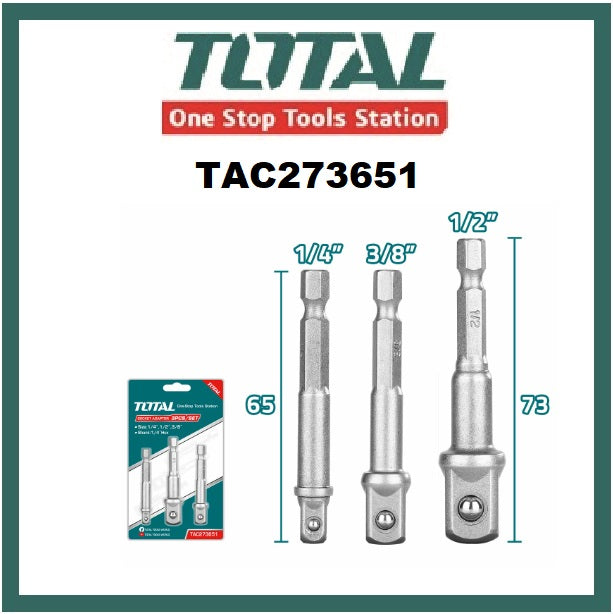 Total 3Pcs  Socket Adaptor TAC273651