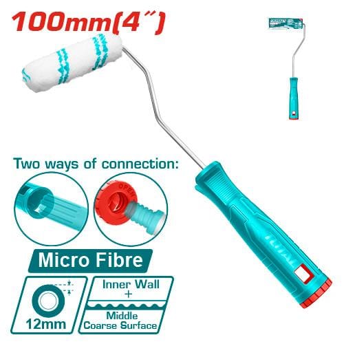 Total Mini Cylinder Brush (Inner Wall) with Frame 4"  THT8504