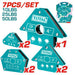 Total Magnetic Welding Holder Set 7Pcs