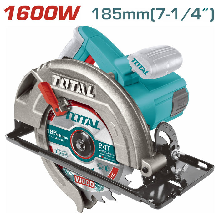 Total Sierra Circular Saw 1600W -TS1161856