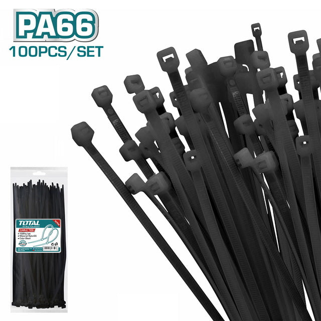 Total Cable Ties  200 X 3.6mm 100pcs-THTCTB20036
