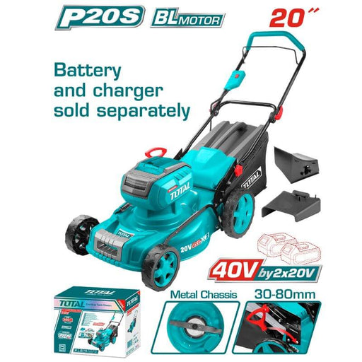 Total Cordless Lawn Mower 20' TLMLI4020