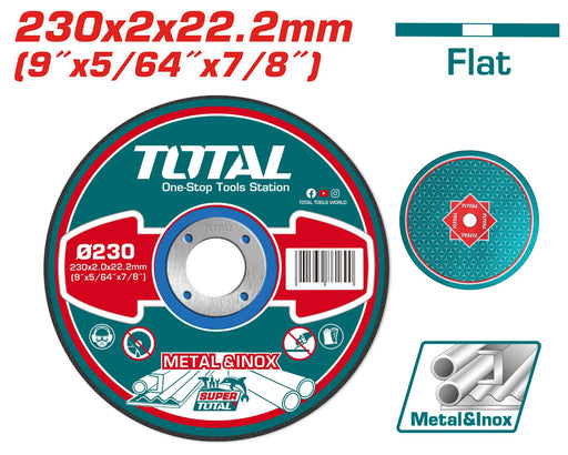 Total Abrasive Metal Cutting Disc 9"x5/64"x7/8" TAC2202301