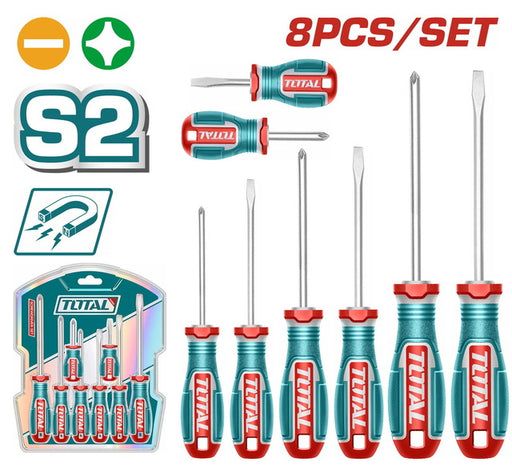 Total 8Pcs Screwdriver Set TKSDS0826