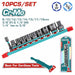 Total 10Pcs 3/8" DR. Impact Socket Set