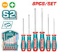 Total 6Pcs Screwdriver Set TKSDS0626