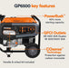 Generac 8125 / 6500-Watt Gasoline Powered Portable Generator with COSense - GP6500