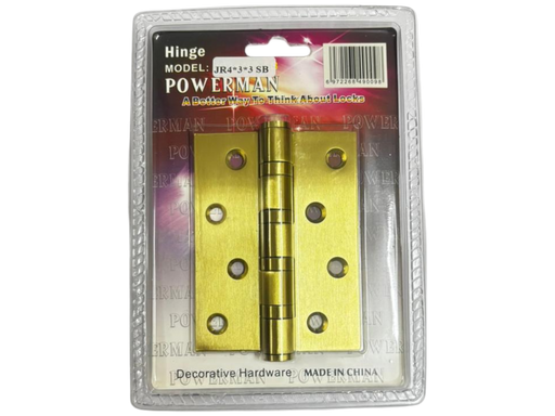 Powerman Hinge 4"X3"X3" JR433SB