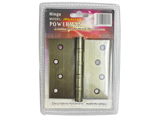 Powerman Hinge 4"X3"X3" JR433AB